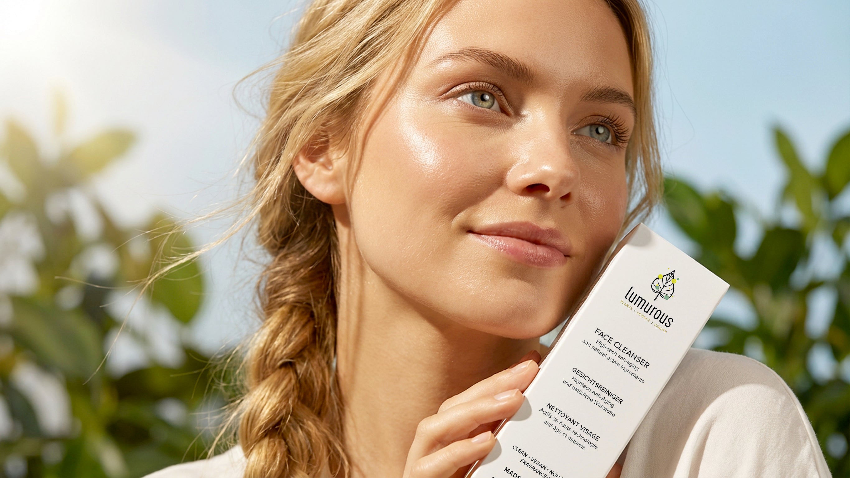 Morgens gepflegt die Lumurous Routine